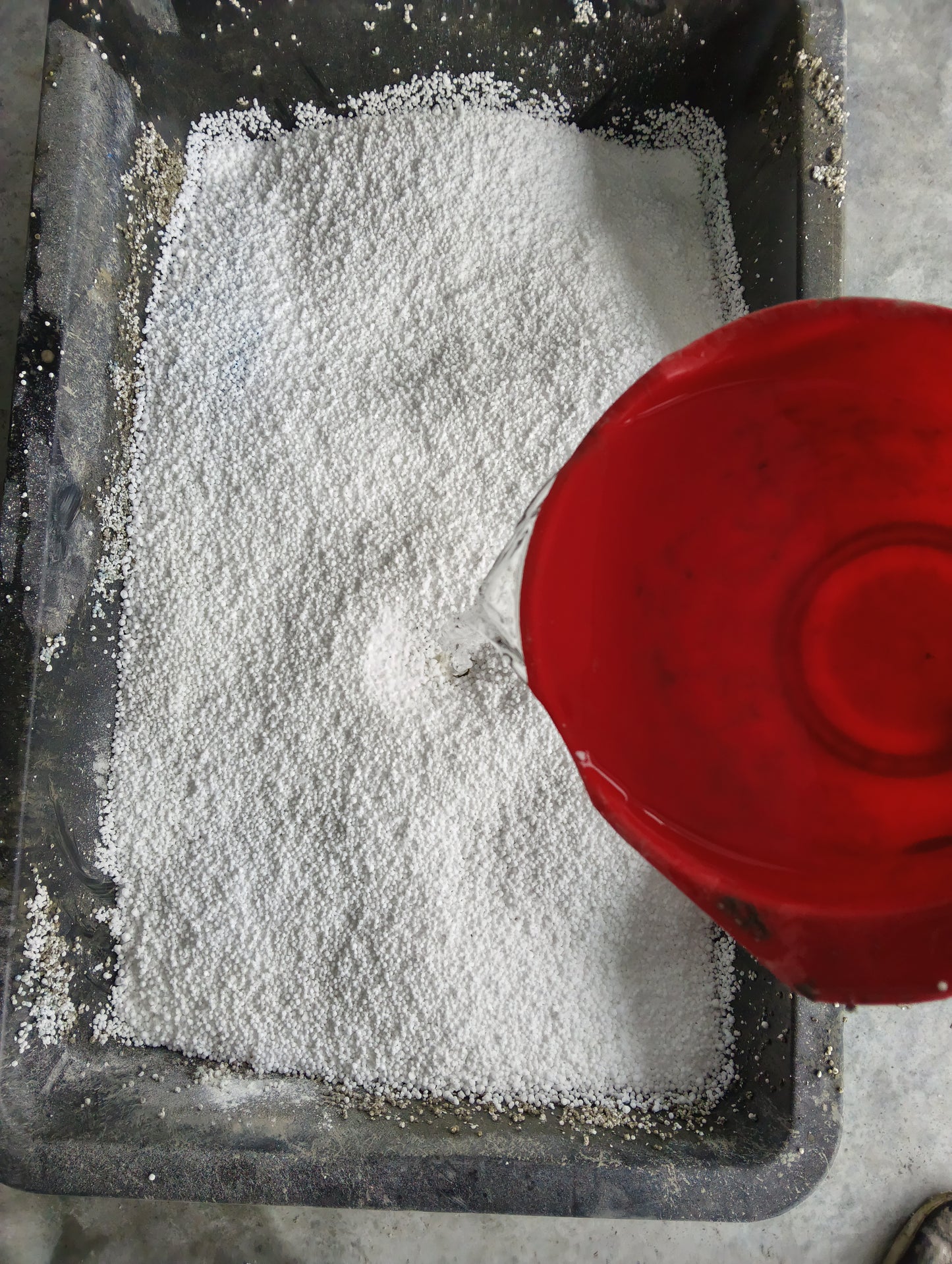 Styroporbeton (EPS-Leichtbeton) gebrauchsfertige Mischung 60 l blau – verstärkt