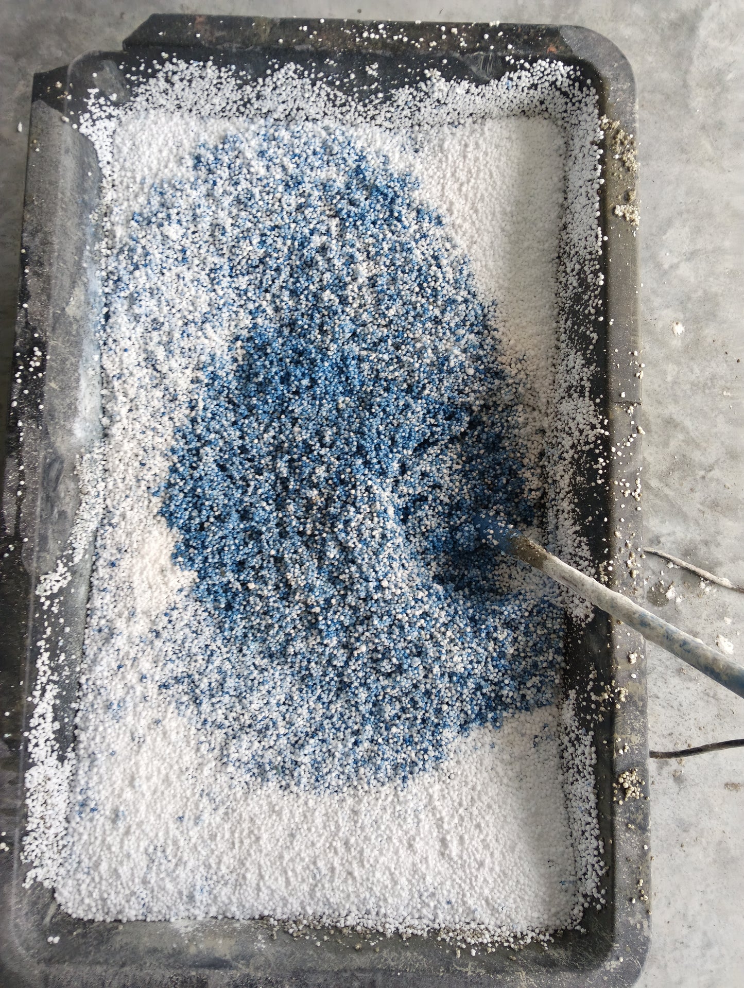 Styroporbeton (EPS-Leichtbeton) gebrauchsfertige Mischung 60 l blau – verstärkt