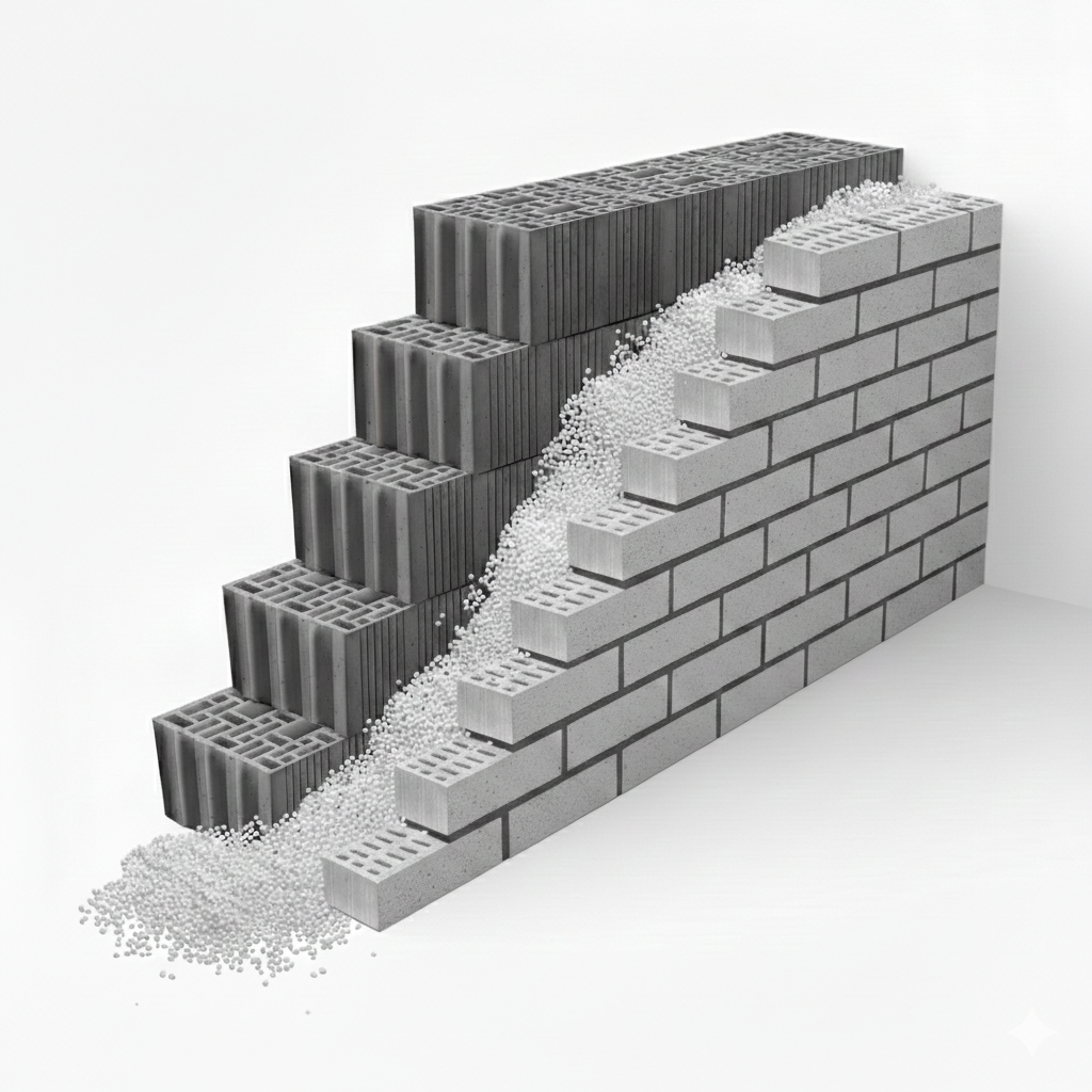 Neopor Kerndämmung Einblasdämmung Schüttung Schüttdämmung XPS 0,032 W/mk 1A