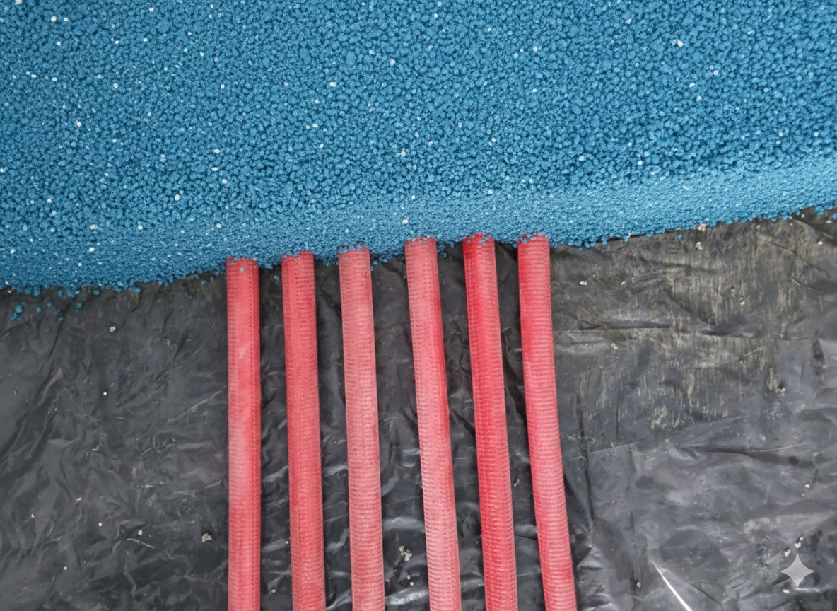 Styroporbeton (EPS-Leichtbeton) gebrauchsfertige Mischung 60 l blau – verstärkt