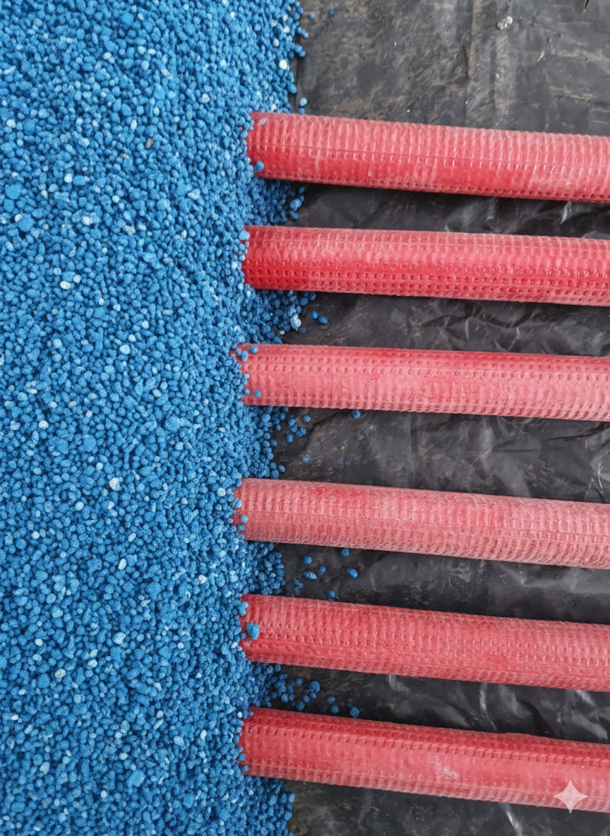 Styroporbeton (EPS-Leichtbeton) gebrauchsfertige Mischung 60 l blau – verstärkt