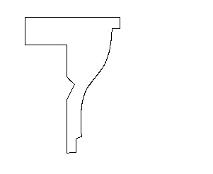 Gardinenschiene mit Blende 04