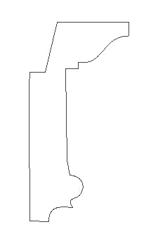 Deckenleisten für Led 21