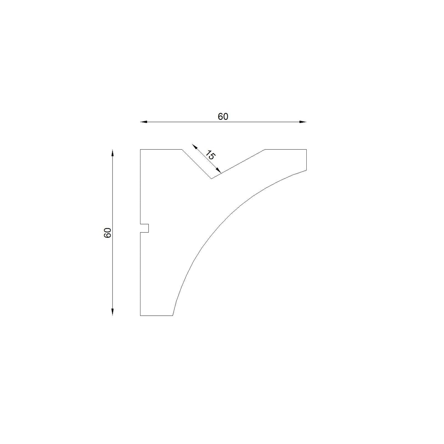 Deckenleiste Für LED 12 - decorwall24h.de