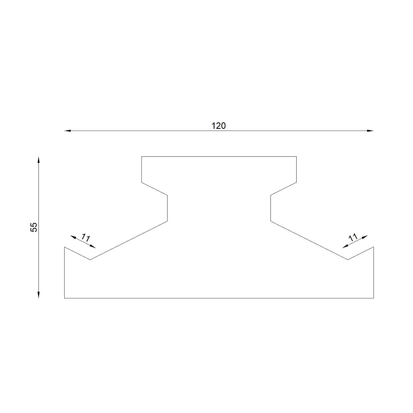 Stuck LED Leiste 05 - decorwall24h.de