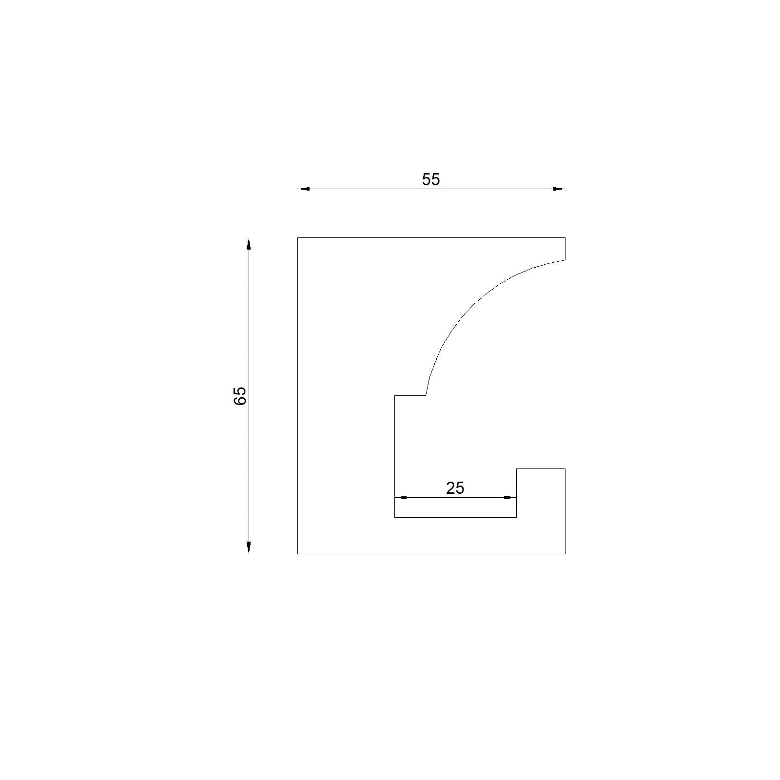 Stuckleiste Mit LED 02 - decorwall24h.de